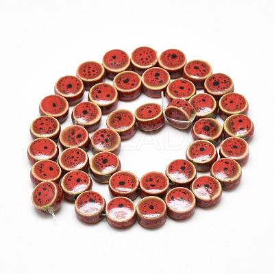 Handmade Porcelain Beads PORC-S496-A-12mm-1