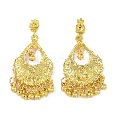 Bohemia Zinc Alloy Clip-on Earrings LS-EJEW-C089-01F-G-1