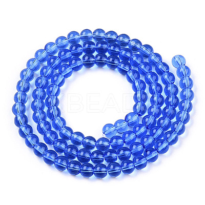 Transparent Glass Beads Strands LS-GLAA-T032-T4mm-04-1