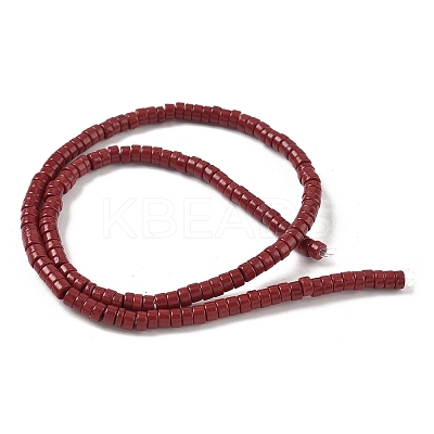Dyed Natural Magnesite Beads Strands G-M448-F01-01-1