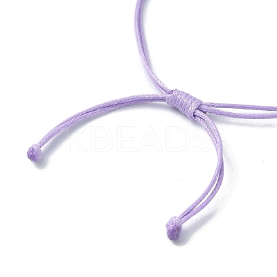 Adjustable Braided Eco-Friendly Korean Waxed Polyester Cord AJEW-JB01203-1