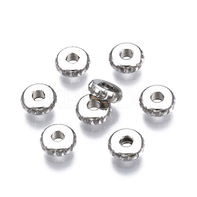 Tarnish Resistant 201 Stainless Steel Spacer Beads STAS-S117-013-1