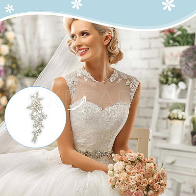 Embroidered Floral Lace Collar DIY-WH0308-419-1
