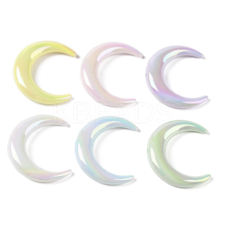 Opaque Acrylic Beads X-OACR-G035-06-1