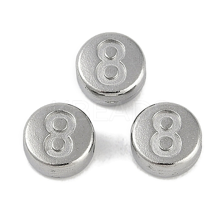 Anti-Tarnish 304 Stainless Steel Beads STAS-L082-018P-09-1