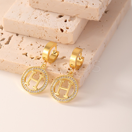 Geometric Hoop Earrings with High-end and Elegant Style LE2027-2-1