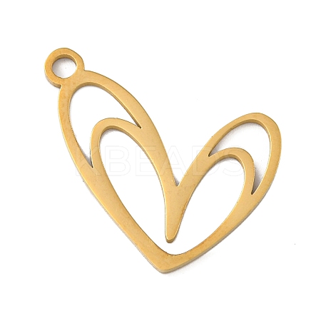 Ion Plating(IP) 304 Stainless Steel Pendants STAS-B056-12G-1