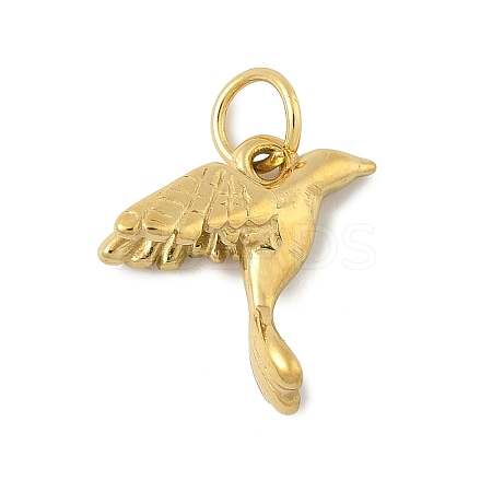 304 Stainless Steel Pendants STAS-P391-01G-G-1