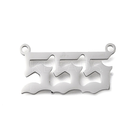 304 Stainless Steel Pendants STAS-D382-04E-P-1