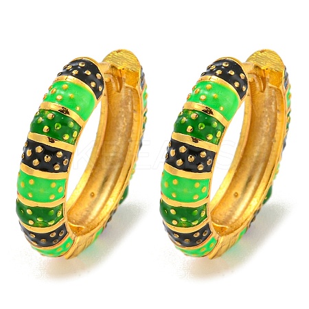 Rack Plating Brass Hoop Earrings EJEW-C102-44G-01-1
