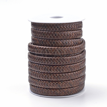 Leather Braided Cords WL-R009-12x6-03-1