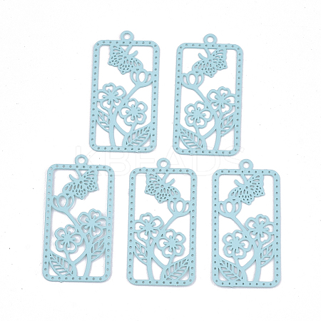 430 Stainless Steel Filigree Pendants LS-STAS-S108-20C-1