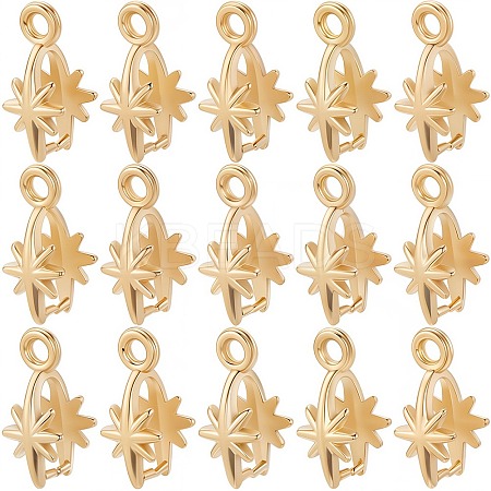 20Pcs 304 Stainless Steel SIce Pick Pinch Bails STAS-SC0009-14-1