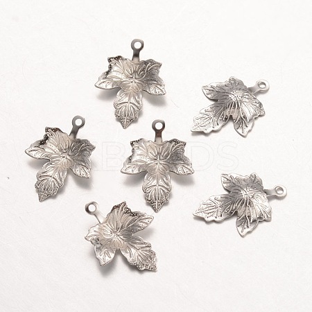 Tarnish Resistant Autumn Theme 316 Surgical Stainless Steel Pendants LS-STAS-K096-28P-1