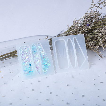 Ornament for Alligator Hair Clips Food Grade Silicone Molds LS-SIMO-PW0001-245D-1