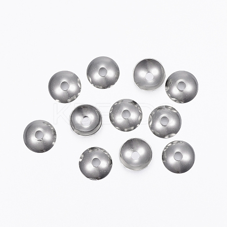 Non-Tarnish 201 Stainless Steel Bead Caps LS-X-STAS-H376-123-1