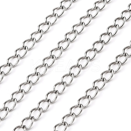 304 Stainless Steel Curb Chains CHS-Q001-22-1
