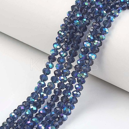 Electroplate Glass Beads Strands LS-EGLA-A044-T2mm-L12-1