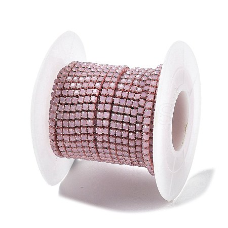 Iron Rhinestone Glass Cup Chain CH-U001-01D-1