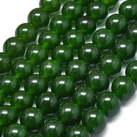 Natural Malaysia Jade Beads Strands G-L645-C01-12mm-05-1