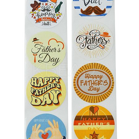 Father's Day
 8 Styles Stickers Roll LS-DIY-R083-01B-1