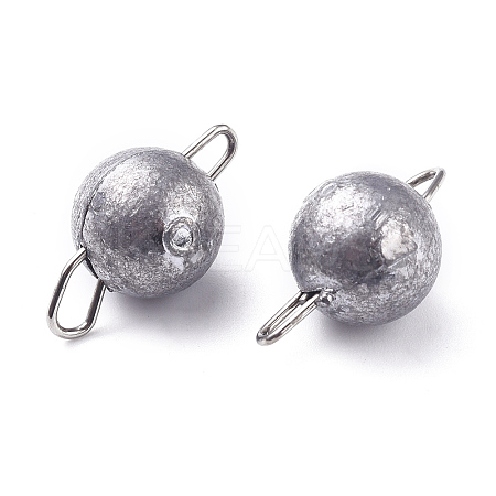Round Shape Cannonball Fishing Weights Sinkers LS-FIND-WH0052-79P-C-1