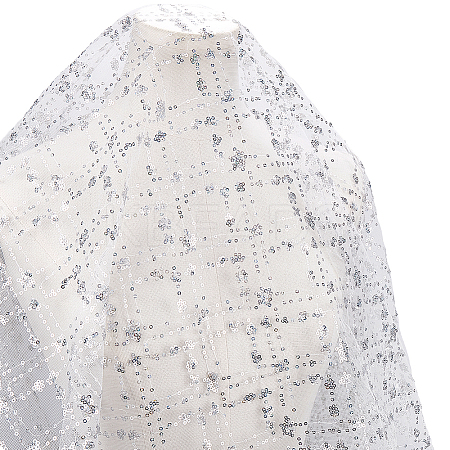 Polyester Sequin Fabrics DIY-WH20048-027B-1