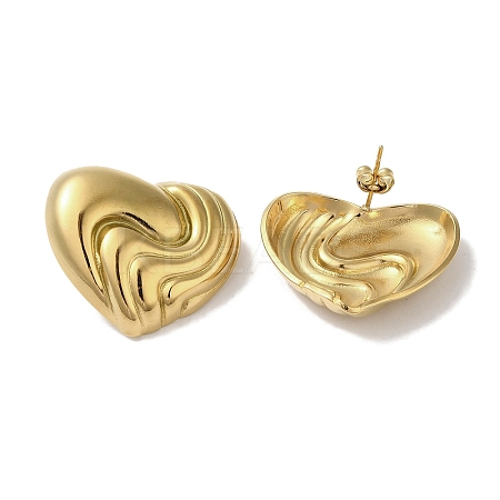 304 Stainless Steel Stud Earrings for Women EJEW-Z303-16G-1