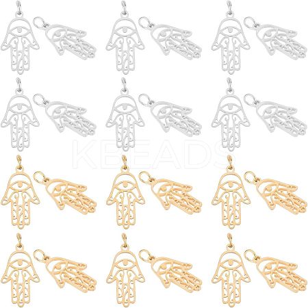 201 Stainless Steel Pendants STAS-UN0019-48-1