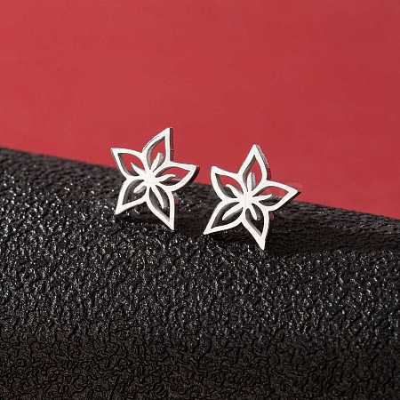 Stainless Steel Small Animal Stud Earrings for Women PW-WG87B69-34-1