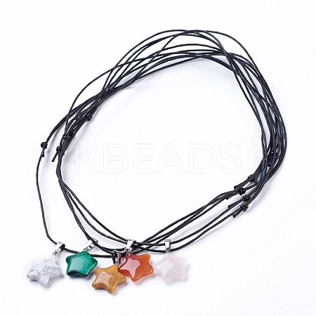 Pendant Necklaces NJEW-JN02195-M-1
