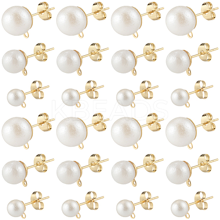 304 Stainless Steel Stud Earring Findings EJEW-SP0001-17B-1