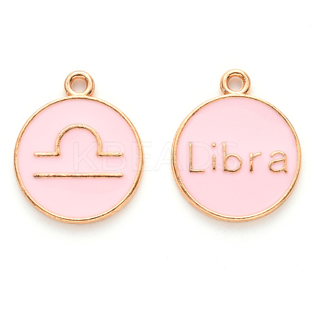 Alloy Enamel Pendants ENAM-S124-01A-09K-1