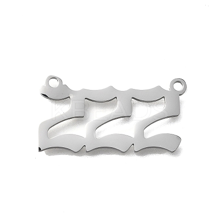 304 Stainless Steel Pendants STAS-D382-04B-P-1