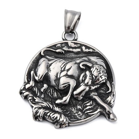 304 Stainless Steel Pendants LS-STAS-P367-04AS-1