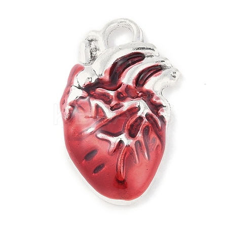 Rack Plating Alloy Enamel Pendants PALLOY-F018-31AS-01-1