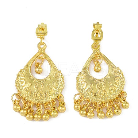 Bohemia Zinc Alloy Clip-on Earrings LS-EJEW-C089-01F-G-1