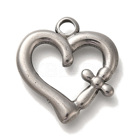 304 Stainless Steel Pendants STAS-H223-19AS-04-1