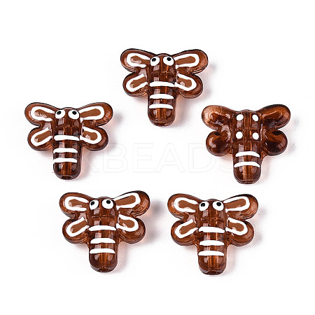 Handmade Lampwork Enamel Beads LAMP-T023-26A-1