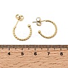 304 Stainless Steel Stud Earring Findings STAS-C161-06G-3