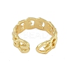 Hollow Rack Plating Brass Open Cuff Rings RJEW-D080-02G-3