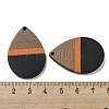 Resin & Walnut Wood Pendants RESI-XCP0002-16H-3