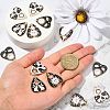 20Pcs 4 Styles Alloy Pendants ENAM-CJ0002-88-4