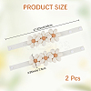 Fibre Flower Curtain Tiebacks AJEW-WH20022-50A-01-2