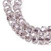 Electroplate Glass Beads Strands GLAA-Q105-03M-3