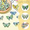 16Pcs 8 Styles Polyester Iron on Clothing Patches PATC-CJ0001-05-3