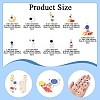 18Pcs 9 Styles Alloy Enamel Pendants FIND-FS0003-66-4