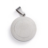 Non-Tarnish 304 Stainless Steel Pendants STAS-I143-08P-06-2