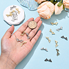 20Pcs 2 Colors Rack Plating Alloy Beads FIND-YW0008-16-4