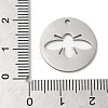 Non-Tarnish 201 Stainless Steel Pendants LS-STAS-E206-02P-01-3